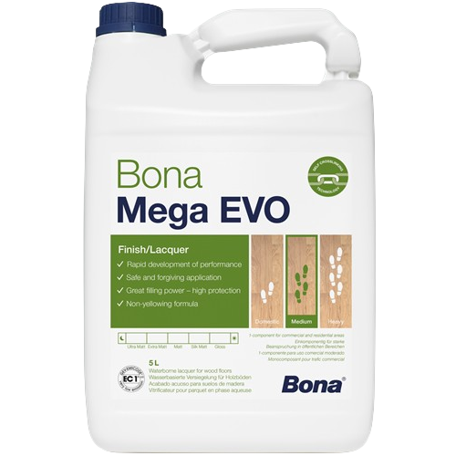 Bona Mega EVO 5 L – ekstra matt gulvlakk