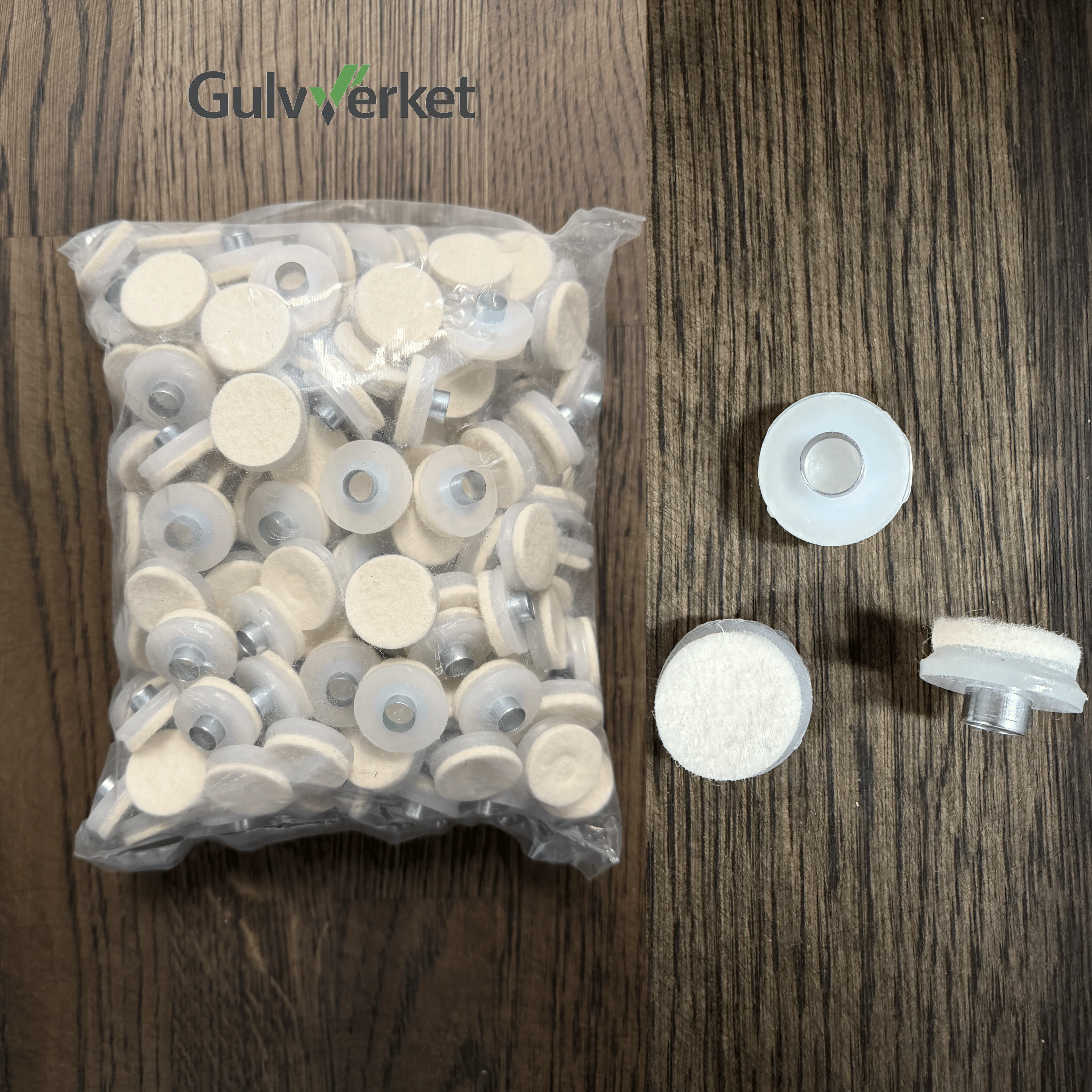 Pakke med møbelknotter 26mm (100stk)